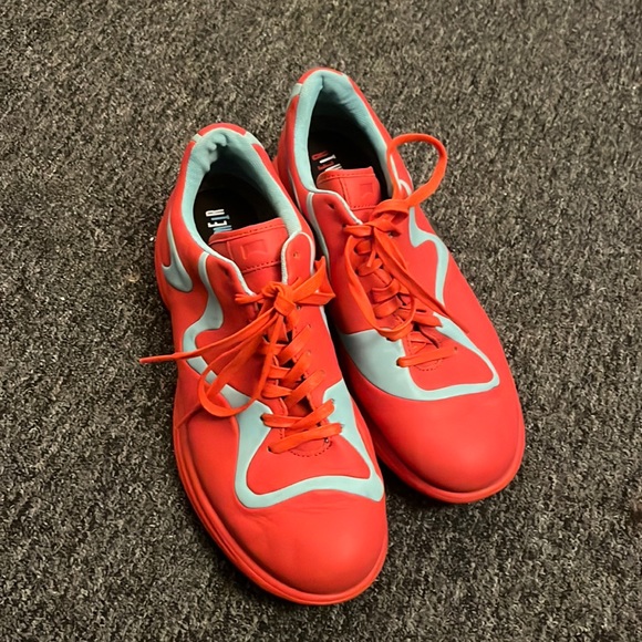 camper red shoes